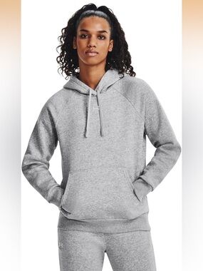 Under Armour Gray Pullover Hoodie Womens Lightweight Fleece